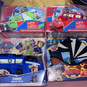 Santiago of the Seas Paw Patrol Chase Police Cruiser chuggington- Blue and White